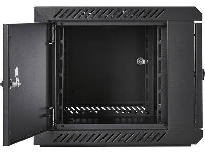 V7 6U Rack Wall Mount Cabinet Black  (RMWC6UG-1N)