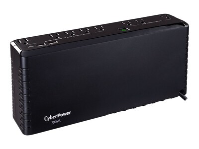 CyberPower 700 VA UPS, 8-Outlets, Black (SL700U)