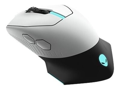 Alienware 545-BBCE Optical Mouse, Lunar Light