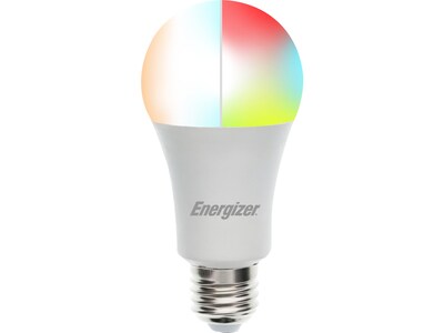 Energizer Connect Smart LED Bulb, Multi-White and Multi-Color, A19 (EAC2-1003-RGB)