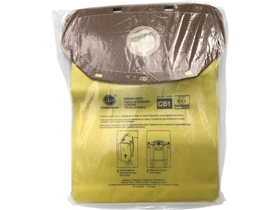 Hoover Vacuum Bag, Yellow, 10/Pack (AH10232)