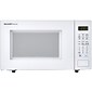 Sharp Carousel 1.4 Cu. Ft. 1000W Countertop Microwave Oven in White