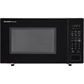 Sharp Carousel 1.4 Cu. Ft. 1000W Countertop Microwave Oven in Black