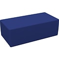 SoftScape Junior Polyurethane/Foam Ottoman Chair, Blue (10448-BL)