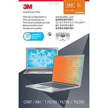 3M™ Gold Touch Privacy Filter for 14 Full Screen Laptop (GF140W9E)