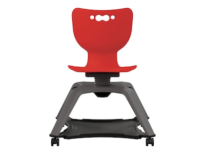 MooreCo Hierarchy Enroll Polypropylene School Chair, Red (54325-Red-NA-NN-SC)