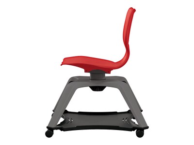 MooreCo Hierarchy Enroll Polypropylene School Chair, Red (54325-Red-NA-NN-SC)