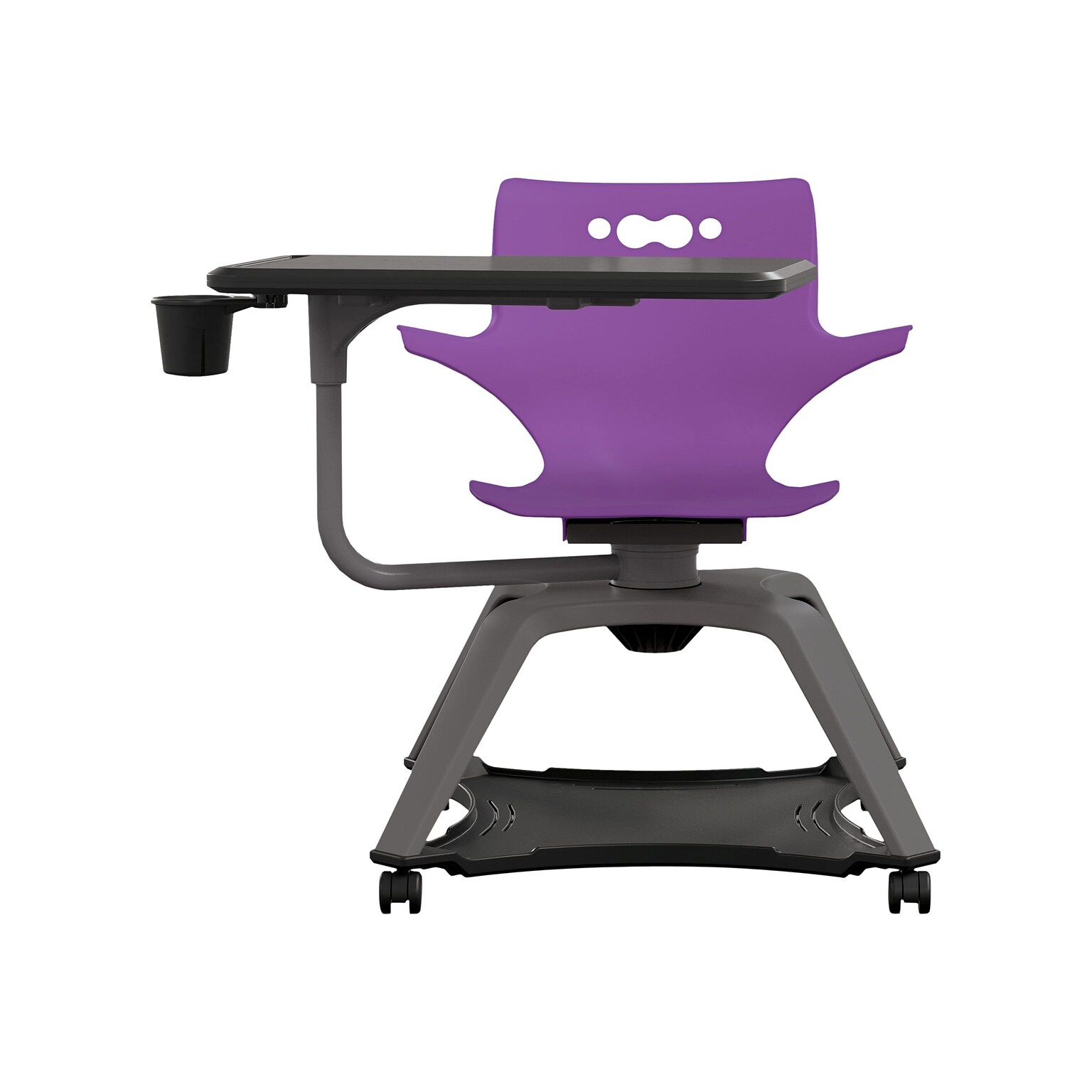 MooreCo Hierarchy Enroll Polypropylene School Chair, Purple (54325-Purple-WA-TC-SC)