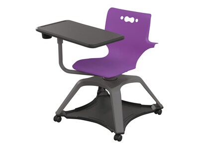 MooreCo Hierarchy Enroll Polypropylene School Chair, Purple (54325-Purple-WA-TC-SC)