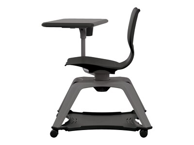 MooreCo Hierarchy Enroll Polypropylene School Chair, Black (54325-Black-WA-TC-SC)