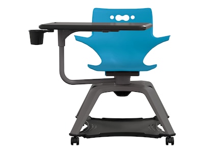 MooreCo Hierarchy Enroll Polypropylene School Chair, Blue (54325-Blue-WA-TC-SC)