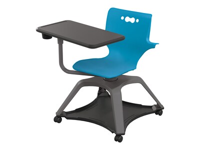 MooreCo Hierarchy Enroll Polypropylene School Chair, Blue (54325-Blue-WA-TC-SC)