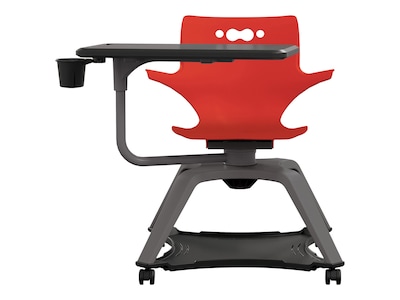 MooreCo Hierarchy Enroll Polypropylene School Chair, Red (54325-Red-WA-TC-SC)