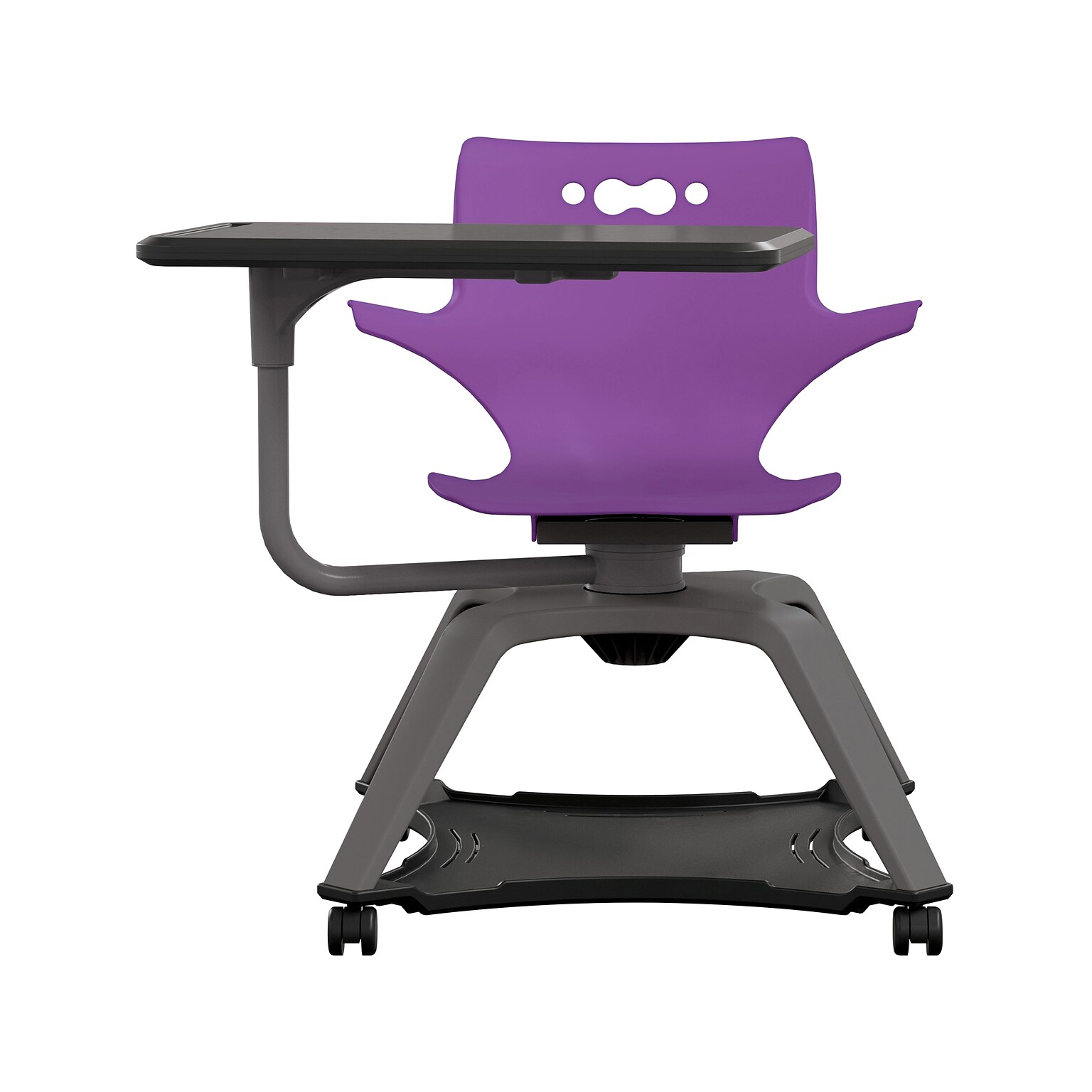 MooreCo Hierarchy Enroll Polypropylene School Chair, Purple (54325-Purple-WA-TN-SC)