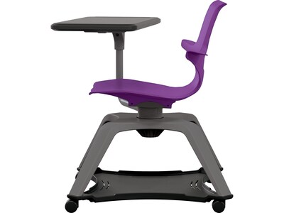 MooreCo Hierarchy Enroll Polypropylene School Chair, Purple (54325-Purple-WA-TN-SC)