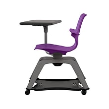 MooreCo Hierarchy Enroll Polypropylene School Chair, Purple (54325-Purple-WA-TN-SC)