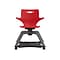 MooreCo Hierarchy Enroll Polypropylene School Chair, Red (54325-Red-WA-NN-SC)