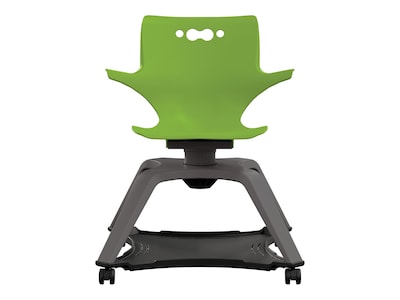 MooreCo Hierarchy Enroll Polypropylene School Chair, Green (54325-Green-WA-NN-SC)