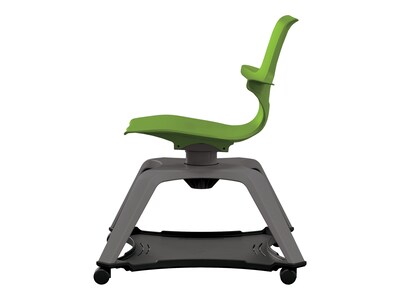 MooreCo Hierarchy Enroll Polypropylene School Chair, Green (54325-Green-WA-NN-SC)