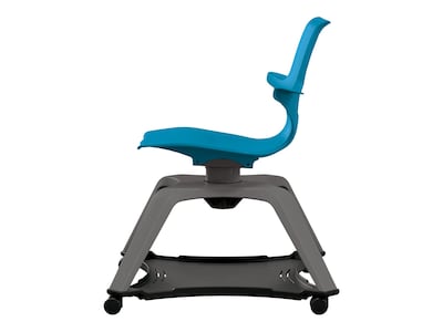MooreCo Hierarchy Enroll Polypropylene School Chair, Blue (54325-Blue-WA-NN-SC)