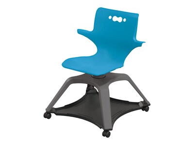 MooreCo Hierarchy Enroll Polypropylene School Chair, Blue (54325-Blue-WA-NN-SC)