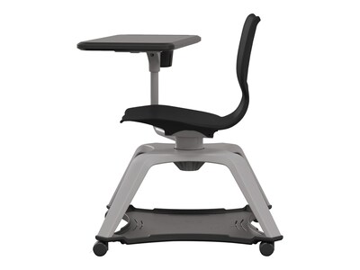 MooreCo Hierarchy Enroll Polypropylene School Chair, Black (54325-Black-NA-TC-SC)