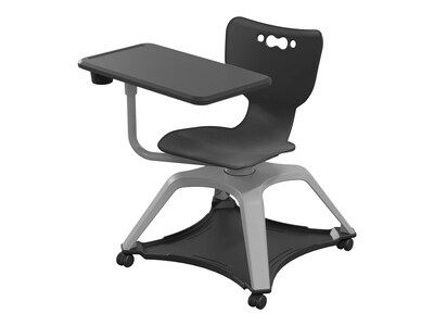 MooreCo Hierarchy Enroll Polypropylene School Chair, Black (54325-Black-NA-TC-SC)