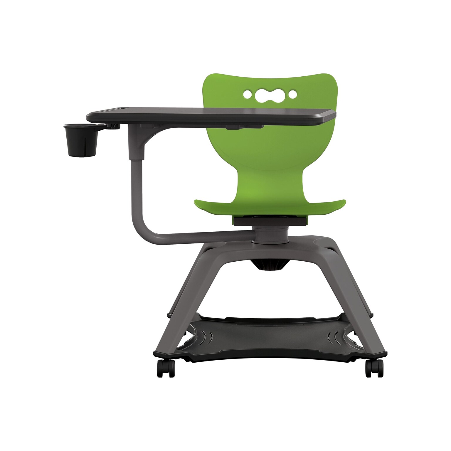 MooreCo Hierarchy Enroll Polypropylene School Chair, Green (54325-Green-NA-TC-SC)