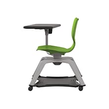 MooreCo Hierarchy Enroll Polypropylene School Chair, Green (54325-Green-NA-TC-SC)