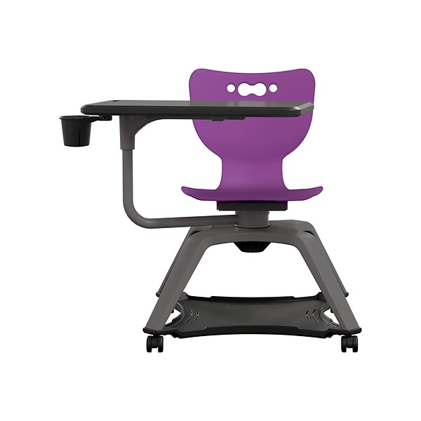 MooreCo Hierarchy Enroll Polypropylene School Chair, Purple (54325-Purple-NA-TC-SC)
