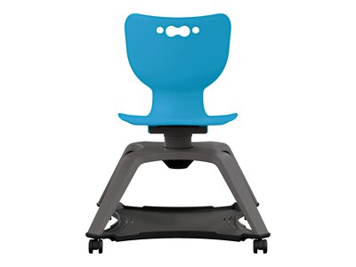 MooreCo Hierarchy Enroll Polypropylene School Chair, Blue (54325-Blue-NA-NN-SC)