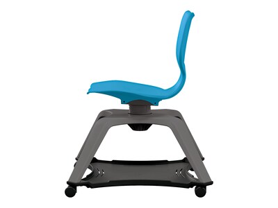 MooreCo Hierarchy Enroll Polypropylene School Chair, Blue (54325-Blue-NA-NN-SC)