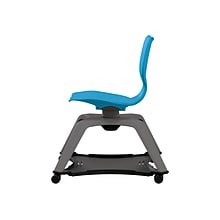 MooreCo Hierarchy Enroll Polypropylene School Chair, Blue (54325-Blue-NA-NN-SC)