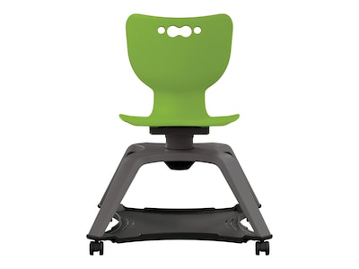 MooreCo Hierarchy Enroll Polypropylene School Chair, Green (54325-Green-NA-NN-SC)