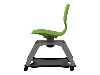 MooreCo Hierarchy Enroll Polypropylene School Chair, Green (54325-Green-NA-NN-SC)