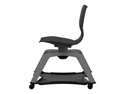 MooreCo Hierarchy Enroll Polypropylene School Chair, Black (54325-Black-NA-NN-SC)