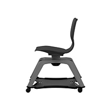 MooreCo Hierarchy Enroll Polypropylene School Chair, Black (54325-Black-NA-NN-SC)