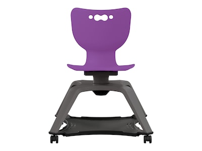 MooreCo Hierarchy Enroll Polypropylene School Chair, Purple (54325-Purple-NA-NN-SC)