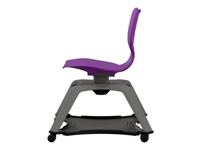 MooreCo Hierarchy Enroll Polypropylene School Chair, Purple (54325-Purple-NA-NN-SC)