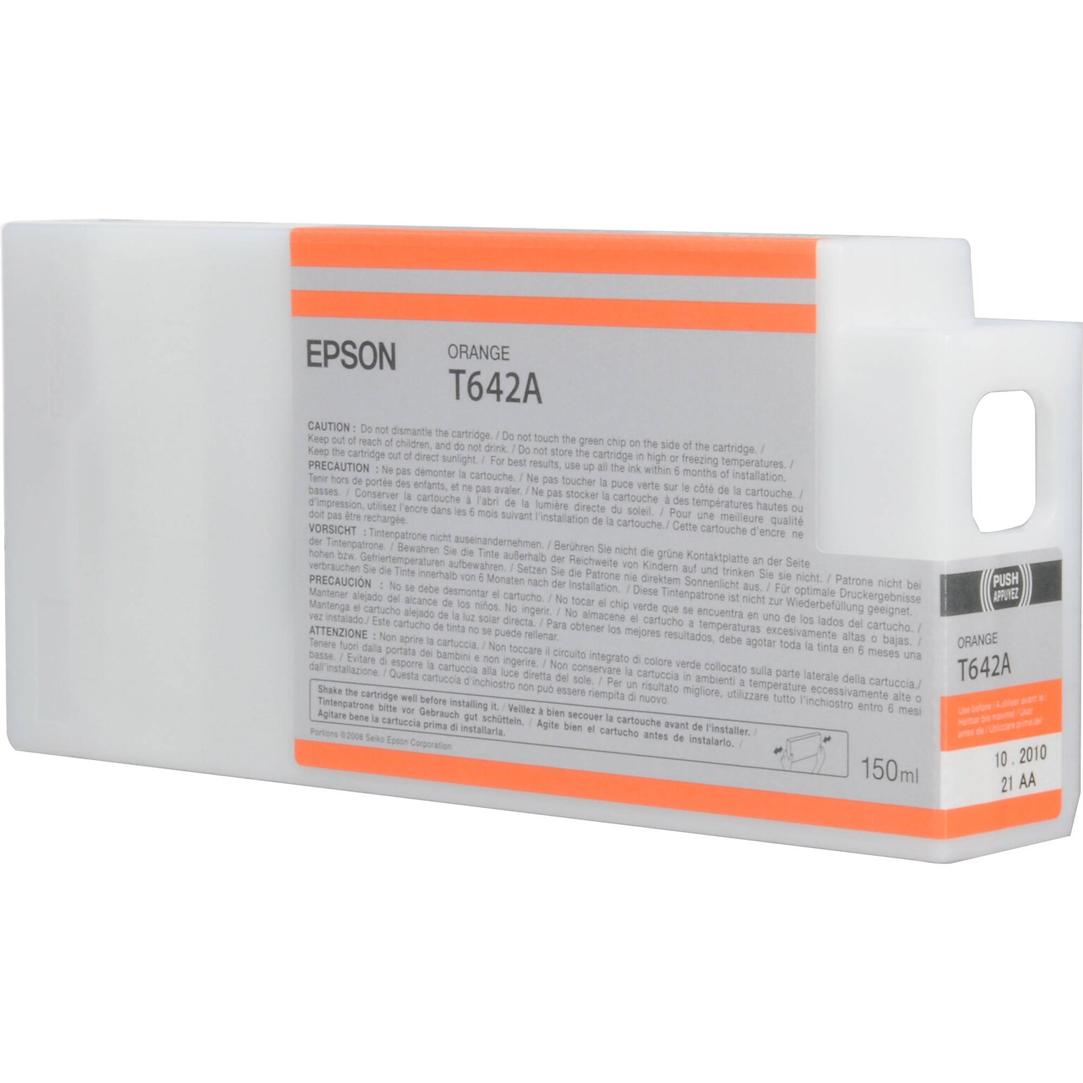 Epson T642A Orange Standard Yield Ink Cartridge