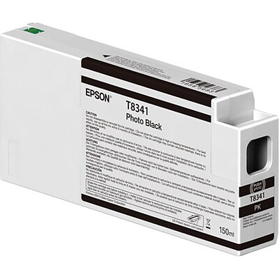 Epson T834 Photo Black Standard Yield Ink Cartridge