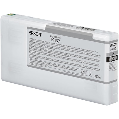 Epson T913 Light Black Standard Yield Ink Cartridge (T913700)