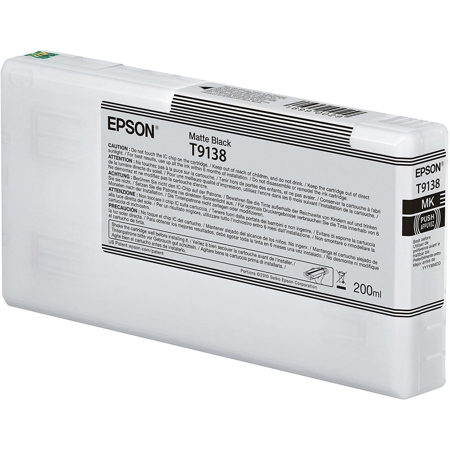 Epson T913 Black Matte Standard Yield Ink Cartridge