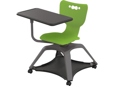 MooreCo Hierarchy Enroll Polypropylene School Chair, Green (54325-Green-NA-TN-SC)