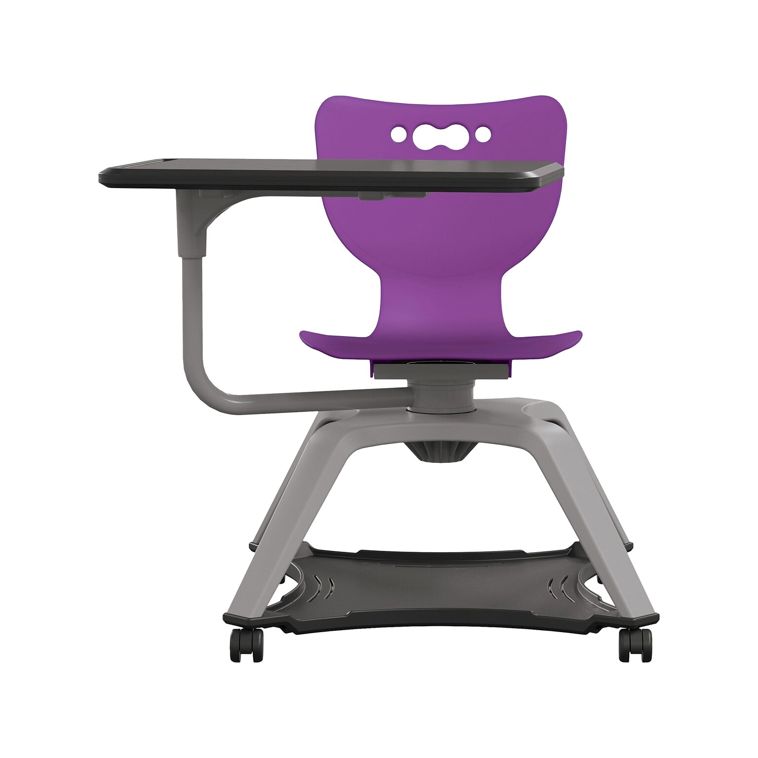 MooreCo Hierarchy Enroll Polypropylene School Chair, Purple (54325-Purple-NA-TN-SC)