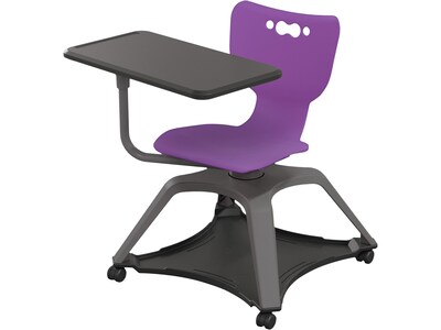 MooreCo Hierarchy Enroll Polypropylene School Chair, Purple (54325-Purple-NA-TN-SC)