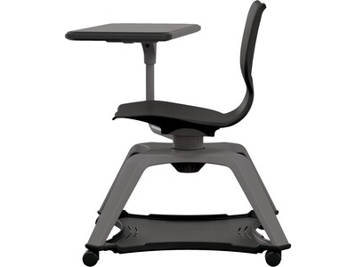 MooreCo Hierarchy Enroll Polypropylene School Chair, Black (54325-Black-NA-TN-SC)