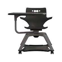 MooreCo Hierarchy Enroll Polypropylene School Chair, Black (54325-Black-WA-TN-SC)