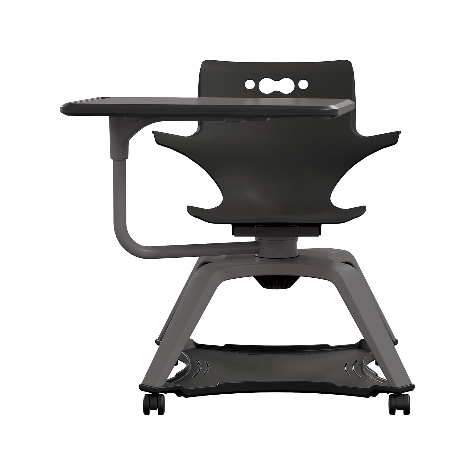 MooreCo Hierarchy Enroll Polypropylene School Chair, Black (54325-Black-WA-TN-SC)