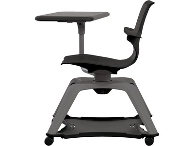 MooreCo Hierarchy Enroll Polypropylene School Chair, Black (54325-Black-WA-TN-SC)